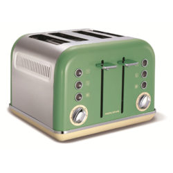 Morphy Richards Accents 4 Slice Toaster - Sage Green